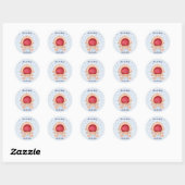 Rond Bawling Baby C'est un Sticker pour garçon (Feuille)