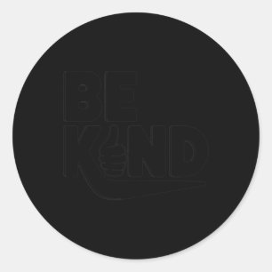 Rond Be Kind - Motivational Thumbs Up Design Sticker