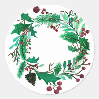 Rond Beau Sticker à couronne de faux-pied