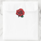 Rond Beau sticker Red Rose (Sac)