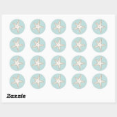 Rond Beau Sticker Starfish (Feuille)