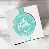 Rond Bébé Baby shower Sticker