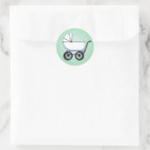 Rond Bébé Boggy Green Sticker (Sac)