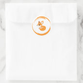 Rond Bébé Fox Sticker (Sac)