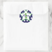 Rond Bébé Garçon 1er Anniversaire Sticker (Sac)