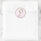 Rond Bébé Invitation ou Favoriser Sticker (Sac)
