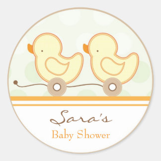 Rond Bébé Invitation ou Favoriser Sticker