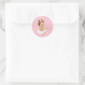 Rond Bébé Sticker douche avec Bébé Princesse (Sac)