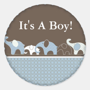 Rond Bébé Sticker éléphant