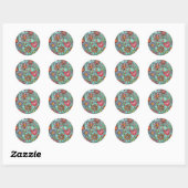 Rond Belle Sticker Sweet Garden (Feuille)