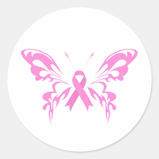 Rond Beurre rose Beurre Cancer du sein | Sticker (Devant)