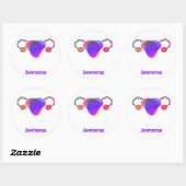 Rond Bi Jewterus Sticker (Feuille)