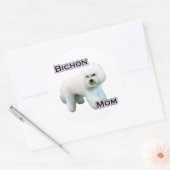 Rond Bichon Frise Mom 4 - Sticker (Enveloppe)