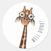 Rond Bien Fait ! Stickers - Giraffe (Devant)