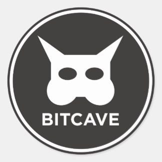 Rond Bitcave Sticker