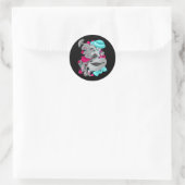 Rond Bits et pièces - Sticker Surreal Puzzle faces (Sac)