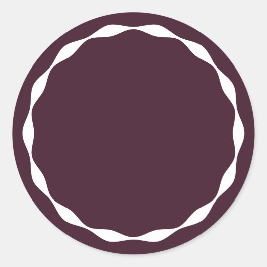 Rond Blank Circle Custom Spice Sticker (Devant)