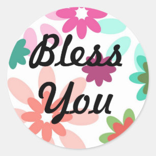 Rond Bless You sticker