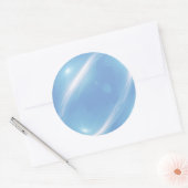 Rond Bleu Bleu Jaw Briser Party Sticker (Enveloppe)