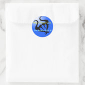 Rond Bleu logo Sticker (Sac)