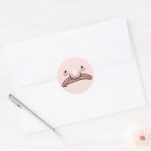 Rond Blobfish Evolution Sticker (Enveloppe)
