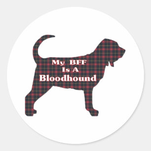 Rond Bloodhound BFF Sticker