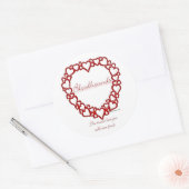 Rond Bloodhound True Love - Sticker (Enveloppe)