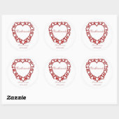 Rond Bloodhound True Love - Sticker (Feuille)