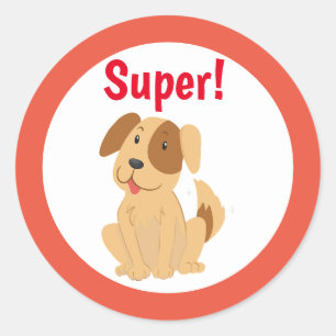 Rond Bon Travail ! Prix Sticker — Personnaliser