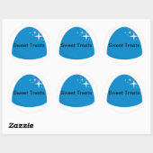 Rond Bonbons Géant Bleu Gumdrop Party Favoriser Sticker (Feuille)