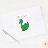 Rond Bonjour Sticker (Enveloppe)