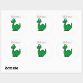 Rond Bonjour Sticker (Feuille)