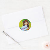 Rond Bonjour Sticker (Enveloppe)