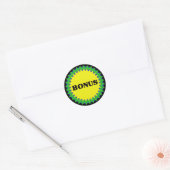 Rond BONUS Sticker de vente au détail (Enveloppe)