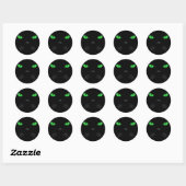 Rond Boo - Sticker Emerald (Feuille)