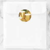 Rond Bougies d'or Sticker de Noël (Sac)