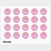 Rond Boulangerie-biscuits Sticker Round V124 (Feuille)