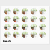 Rond Boulangerie Sticker (Feuille)