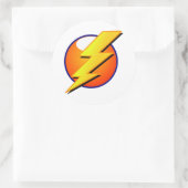 Rond Boulon de foudre Grand Sticker (Sac)