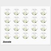 Rond Bouquet de verdure Sticker Favonalized (Feuille)