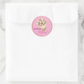 Rond Bouquets logo commercial Sticker (Sac)
