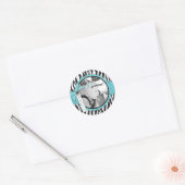 Rond Boutique Chic Boy Sticker 3 (Enveloppe)