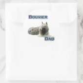 Rond Bouvier Dad 4 - Sticker (Sac)