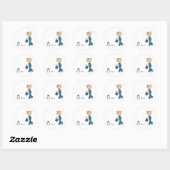 Rond Bowling Pour Strike Sticker (Feuille)