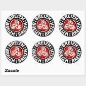 Rond Breizh (Bretagne) sticker (Feuille)