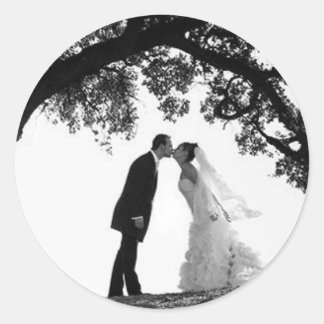 Rond Bride Kiss sous Sticker en chêne