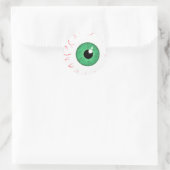 Rond Bright Green Sensshot eyeball sticker (Sac)