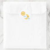 Rond Brighter Together - Sun & Moon sticker (Sac)