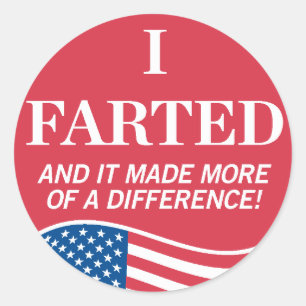 Rond Briser le vent sur le sticker de vote