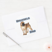 Rond Bruxelles Papa 4 - Sticker (Enveloppe)